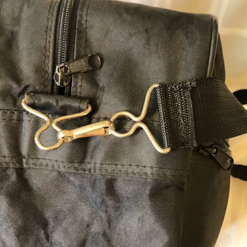 TRAVEL BAG EXPANDABLE NYLON adjustable shoulder strap Kwang Myung Tour USED